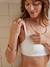Lot 2 soutiens-gorge forme triangle grossesse et allaitement en coton biologique* blush 5 - vertbaudet enfant 