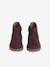Boots bébé fille cuir zippées beige imprimé+bordeaux+CAMEL+marine+noir 14 - vertbaudet enfant 