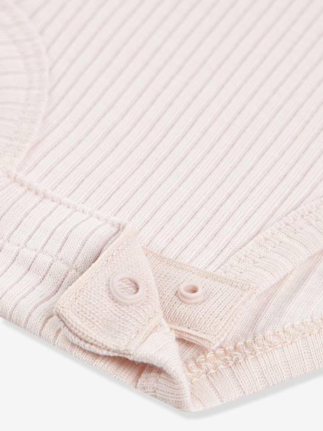 Lot de 3 bodies bébé manches courtes beige 6 - vertbaudet enfant 