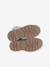 Bottines enfant fille synthétique lacées et zippées or 4 - vertbaudet enfant 