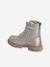 Bottines enfant fille synthétique lacées et zippées or 3 - vertbaudet enfant 