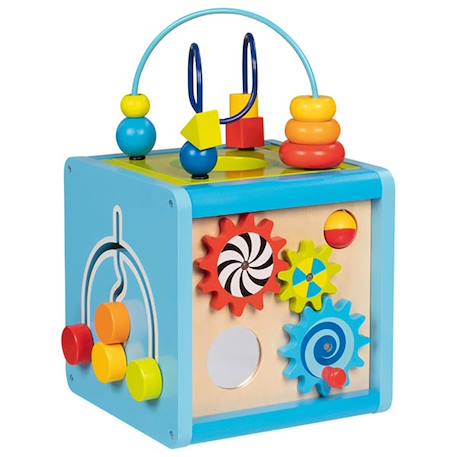 Cube d'activités Bleu 4 - vertbaudet enfant 