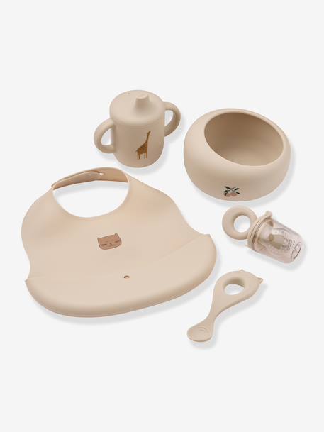 Mileah coffret repas silicone bleu ciel+rose pâle 4 - vertbaudet enfant 