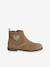 Boots enfant fille en cuir zippées camel 2 - vertbaudet enfant 