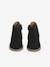 Boots bébé fille cuir zippées noir+or 4 - vertbaudet enfant 