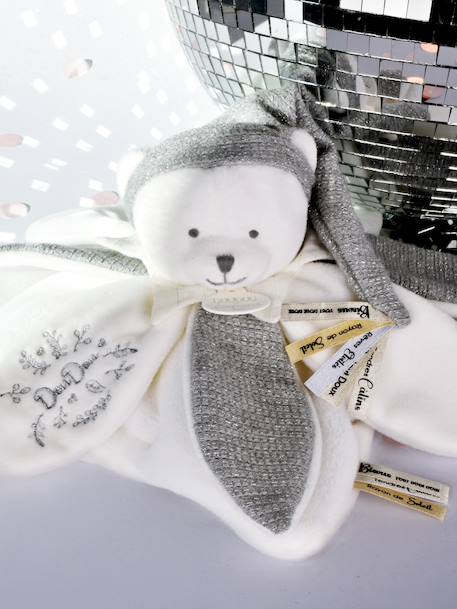 Doudou 25 ans - OURS ARGENT - Pantin attache-sucette argent 3 - vertbaudet enfant 