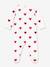 Pyjama bébé mixte en molleton imprimé coeurs blanc 2 - vertbaudet enfant 
