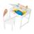 Bureau enfant avec chaise + 6 pâtes à modeler  Play-Doh et accessoires Blanc - multicolore 4 - vertbaudet enfant 