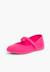 Babies à scratch fin en toile pour fille Blanc+Bleu marine+Ciel clair+Corail+Écru+Fucsia+Gris+Jaune citron+Pêche+Rose+Rouge+Sable+Vert émeraude 31 - vertbaudet enfant 