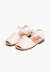 Sandales avarcas cuir nappa et à scratch pour enfant Blanc+Bleu marine+Ciel clair+Couleur chair+Couleur cuir+Rose+Sable 34 - vertbaudet enfant 