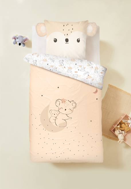 Housse de couette enfant + taie d'oreiller salsa Rose 1 - vertbaudet enfant 