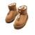 Bottines avec fausse fourrure Brown 2 - vertbaudet enfant 