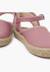 Espadrilles enfant avec fermeture à boucle Blanc+Bleu marine+Rose+Rose pâle+Rouge+Sable 24 - vertbaudet enfant 
