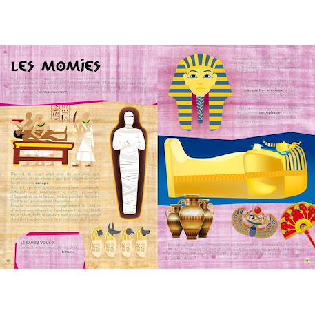 Voyage, découvre, explore - l’égypte ancienne Jaune 5 - vertbaudet enfant 