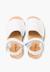 Sandales avarcas cuir nappa et à scratch pour enfant Blanc+Bleu marine+Ciel clair+Couleur chair+Couleur cuir+Rose+Sable 5 - vertbaudet enfant 