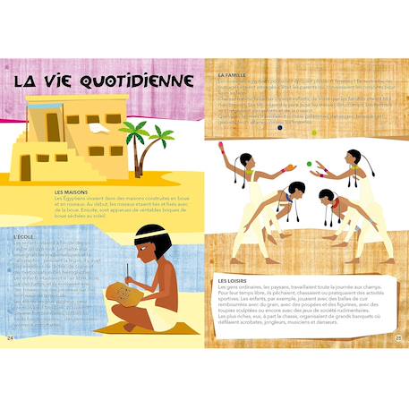 Voyage, découvre, explore - l’égypte ancienne Jaune 4 - vertbaudet enfant 