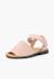 Sandales avarcas cuir nappa et à scratch pour enfant Blanc+Bleu marine+Ciel clair+Couleur chair+Couleur cuir+Rose+Sable 20 - vertbaudet enfant 