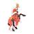Figurine cheval du maître cimier cerf Rouge 3 - vertbaudet enfant 