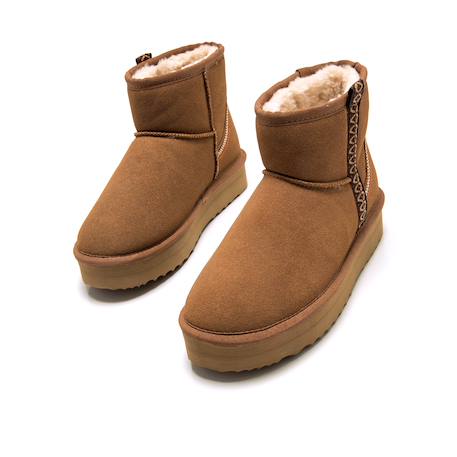 Bottines filles synthétique sans fermeture- ouverts Brown 2 - vertbaudet enfant 