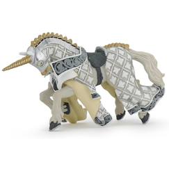 Jouet-Jeux d'imagination-Cheval de maître cimier licorne