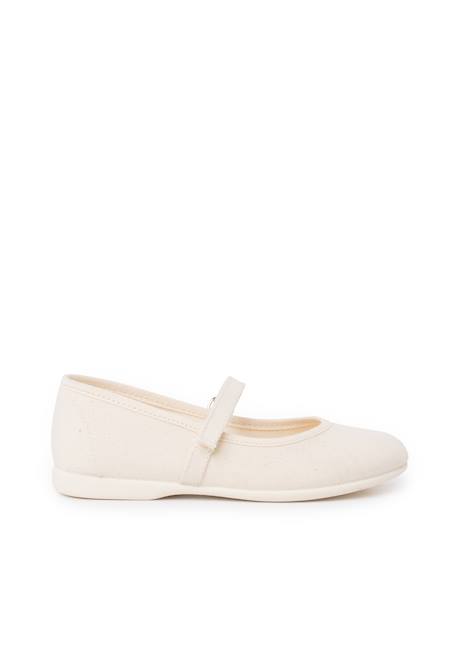 Babies à scratch fin en toile pour fille Blanc+Bleu marine+Ciel clair+Corail+Écru+Fucsia+Gris+Jaune citron+Pêche+Rose+Rouge+Sable+Vert émeraude 24 - vertbaudet enfant 