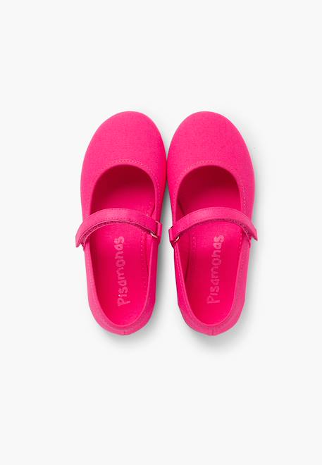 Babies à scratch fin en toile pour fille Blanc+Bleu azur+Bleu marine+Ciel clair+Corail+Écru+Fucsia+Gris+Jaune citron+Pêche+Rose pâle+Rouge+Sable+Vert fougère 39 - vertbaudet enfant 