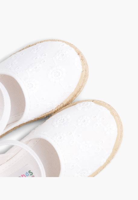 Espadrilles enfant avec fermeture à boucle Blanc+Bleu marine+Rose+Rose pâle+Rouge+Sable 6 - vertbaudet enfant 