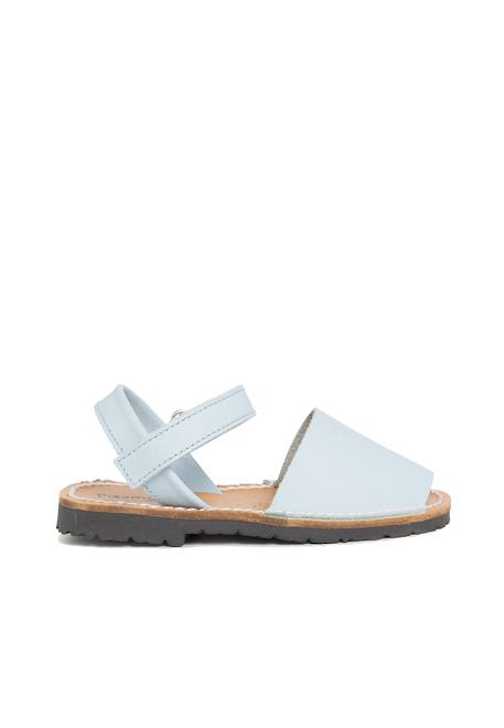 Sandales avarcas cuir nappa et à scratch pour enfant Blanc+Bleu marine+Ciel clair+Couleur chair+Couleur cuir+Rose+Sable 13 - vertbaudet enfant 