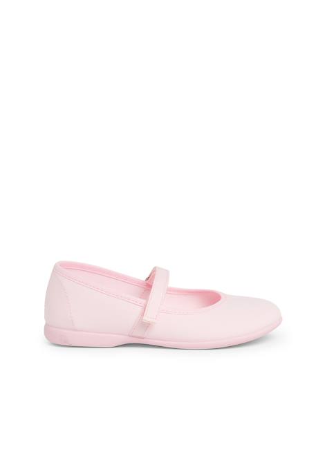 Babies à scratch fin en toile pour fille Blanc+Bleu azur+Bleu marine+Ciel clair+Corail+Écru+Fucsia+Gris+Jaune citron+Pêche+Rose+Rose pâle+Rouge+Sable+Vert fougère 57 - vertbaudet enfant 