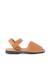 Sandales avarcas cuir nappa et à scratch pour enfant Blanc+Bleu marine+Ciel clair+Couleur chair+Couleur cuir+Rose+Sable 25 - vertbaudet enfant 