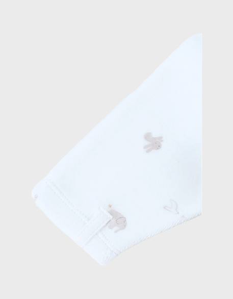 Pyjama velours - bali et moka Ecru 6 - vertbaudet enfant 