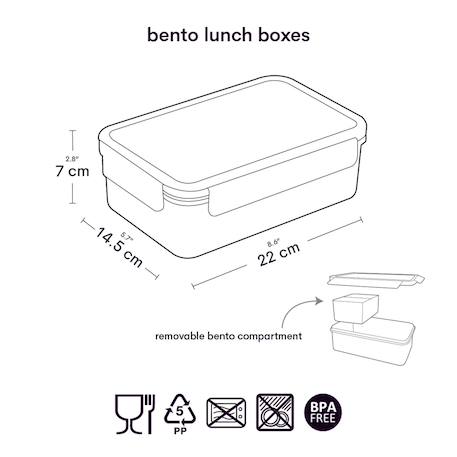 Boîte à goûter bento Rose 6 - vertbaudet enfant 