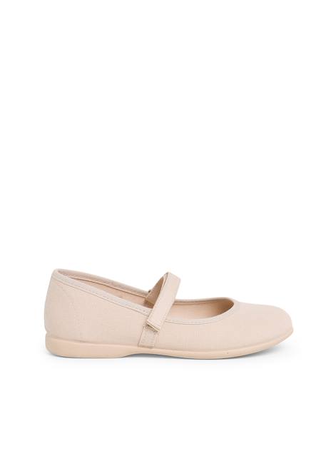 Babies à scratch fin en toile pour fille Blanc+Bleu marine+Ciel clair+Corail+Écru+Fucsia+Gris+Jaune citron+Pêche+Rose+Rouge+Sable+Vert émeraude 63 - vertbaudet enfant 