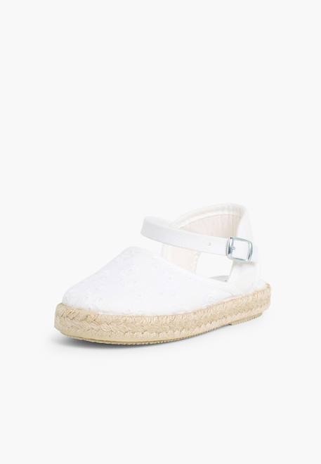 Espadrilles enfant avec fermeture à boucle Blanc+Bleu marine+Rose+Rose pâle+Rouge+Sable 2 - vertbaudet enfant 