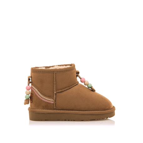 Bottines avec fausse fourrure Brown 1 - vertbaudet enfant 