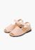 Sandales avarcas cuir nappa et à scratch pour enfant Blanc+Bleu marine+Ciel clair+Couleur chair+Couleur cuir+Rose+Sable 22 - vertbaudet enfant 