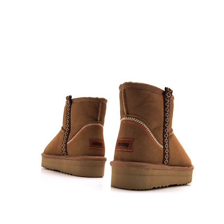 Bottines filles synthétique sans fermeture- ouverts Brown 3 - vertbaudet enfant 