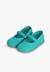 Babies à scratch fin en toile pour fille Blanc+Bleu marine+Ciel clair+Corail+Écru+Fucsia+Gris+Jaune citron+Pêche+Rose+Rouge+Sable+Vert émeraude 71 - vertbaudet enfant 