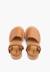 Sandales avarcas cuir nappa et à scratch pour enfant Blanc+Bleu marine+Ciel clair+Couleur chair+Couleur cuir+Rose+Sable 29 - vertbaudet enfant 