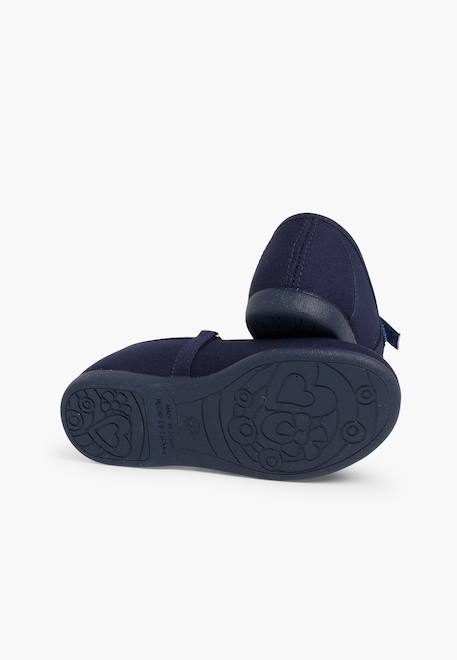 Babies à scratch fin en toile pour fille Blanc+Bleu marine+Ciel clair+Corail+Écru+Fucsia+Gris+Jaune citron+Pêche+Rose+Rouge+Sable+Vert émeraude 9 - vertbaudet enfant 