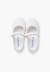 Babies à scratch fin en toile pour fille Blanc+Bleu marine+Ciel clair+Corail+Écru+Fucsia+Gris+Jaune citron+Pêche+Rose+Rouge+Sable+Vert émeraude 5 - vertbaudet enfant 