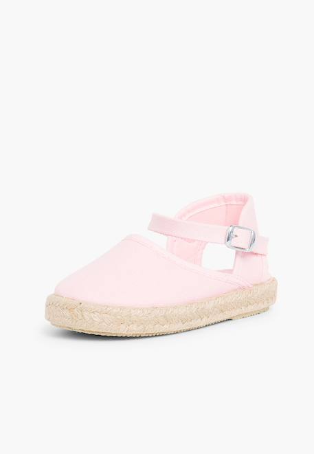 Espadrilles enfant avec fermeture à boucle Blanc+Bleu marine+Rose+Rose pâle+Rouge+Sable 14 - vertbaudet enfant 