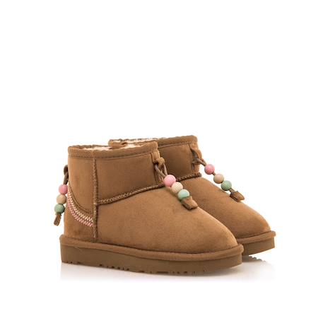 Bottines avec fausse fourrure Brown 5 - vertbaudet enfant 