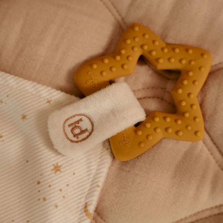 Doudou avec anneau de dentition Beige 6 - vertbaudet enfant 