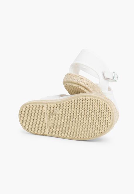 Espadrilles enfant avec fermeture à boucle Blanc+Bleu marine+Rose+Rose pâle+Rouge+Sable 3 - vertbaudet enfant 