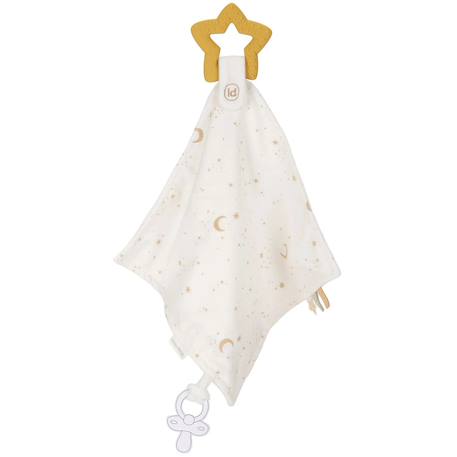 Doudou avec anneau de dentition Beige 1 - vertbaudet enfant 
