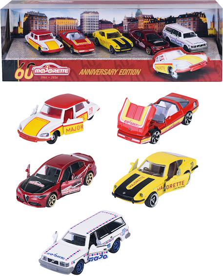 5 véhicules à l'échelle 1/64ème majorette 60 ans Multicolore 1 - vertbaudet enfant 