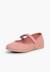 Babies à scratch fin en toile pour fille Blanc+Bleu marine+Ciel clair+Corail+Écru+Fucsia+Gris+Jaune citron+Pêche+Rose pâle+Rouge+Vert émeraude 53 - vertbaudet enfant 