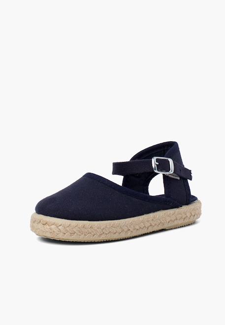 Espadrilles enfant avec fermeture à boucle Blanc+Bleu marine+Rose+Rose pâle+Rouge+Sable 8 - vertbaudet enfant 