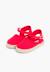 Espadrilles enfant avec fermeture à boucle Blanc+Bleu marine+Rose+Rose pâle+Rouge+Sable 28 - vertbaudet enfant 